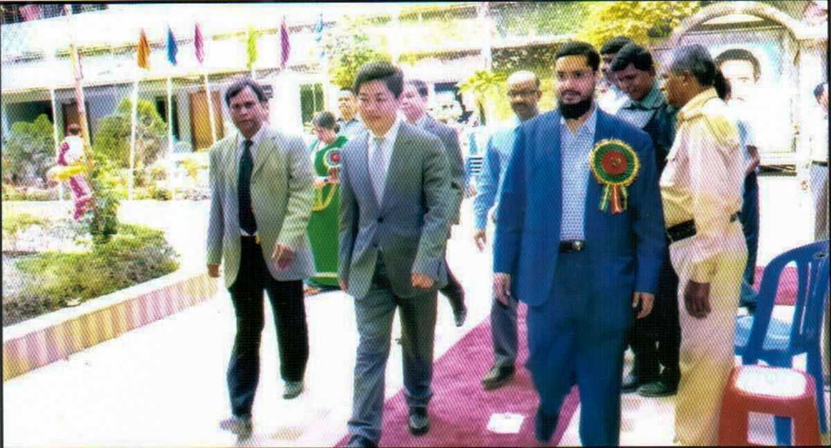 Japanese Ambassador visiting during annual sports program